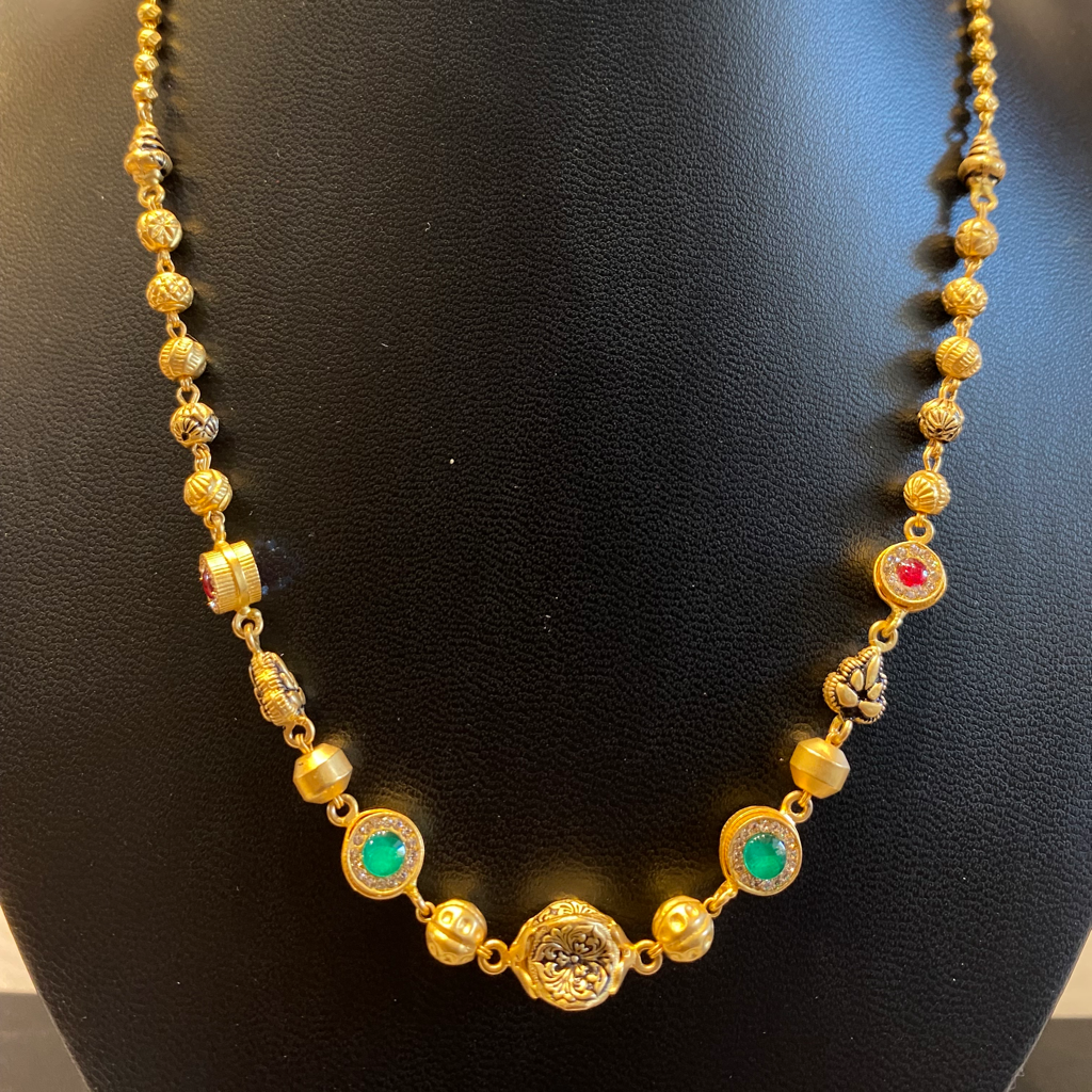 Antique Mala with tops