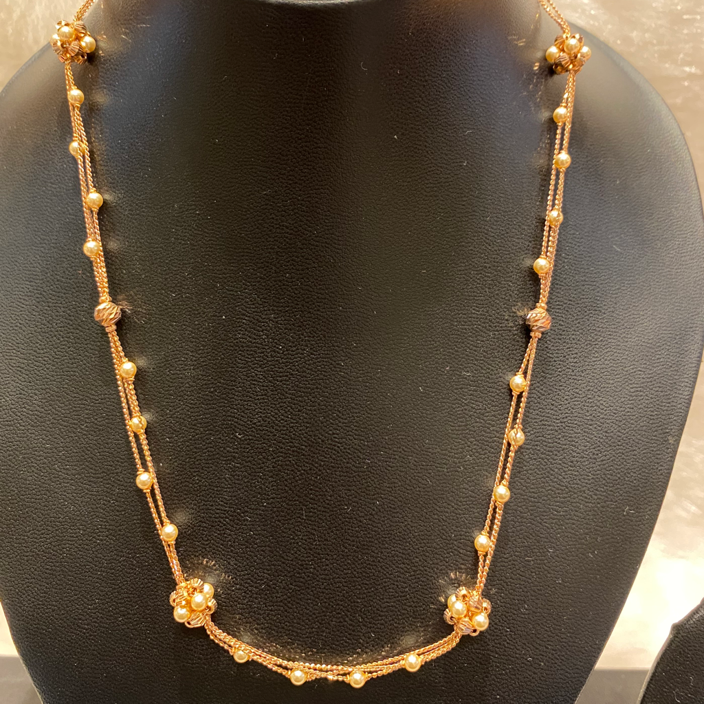 18k rose gold chain