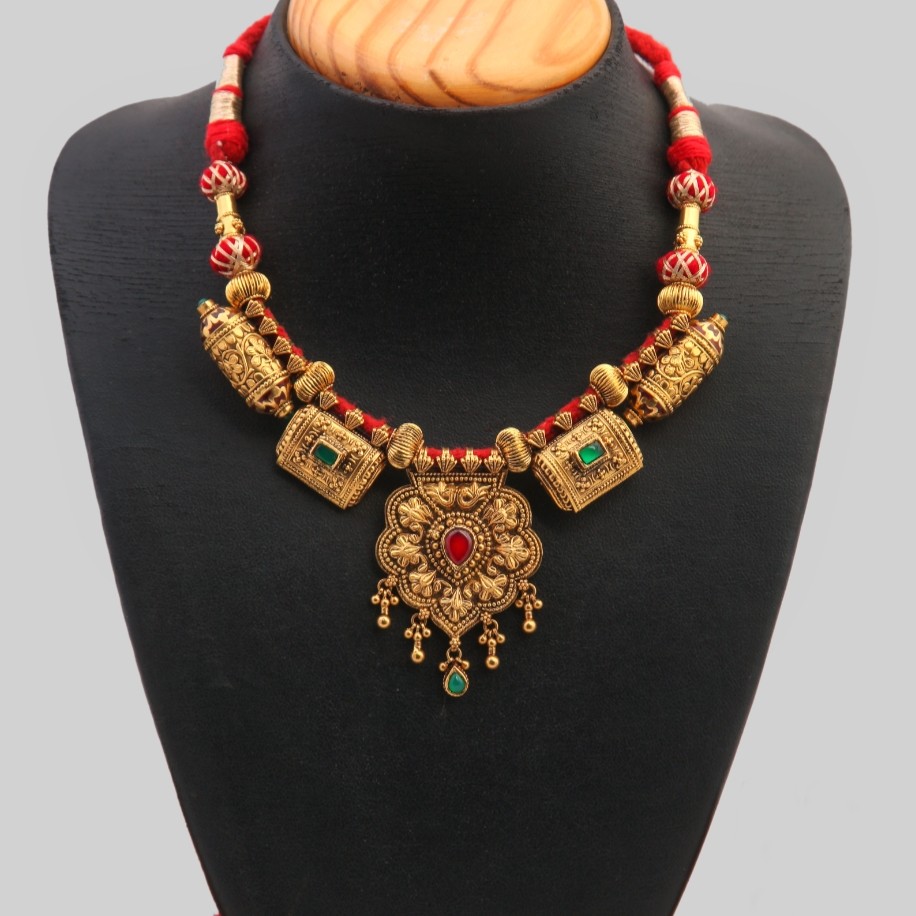 Gold Antique Necklace set