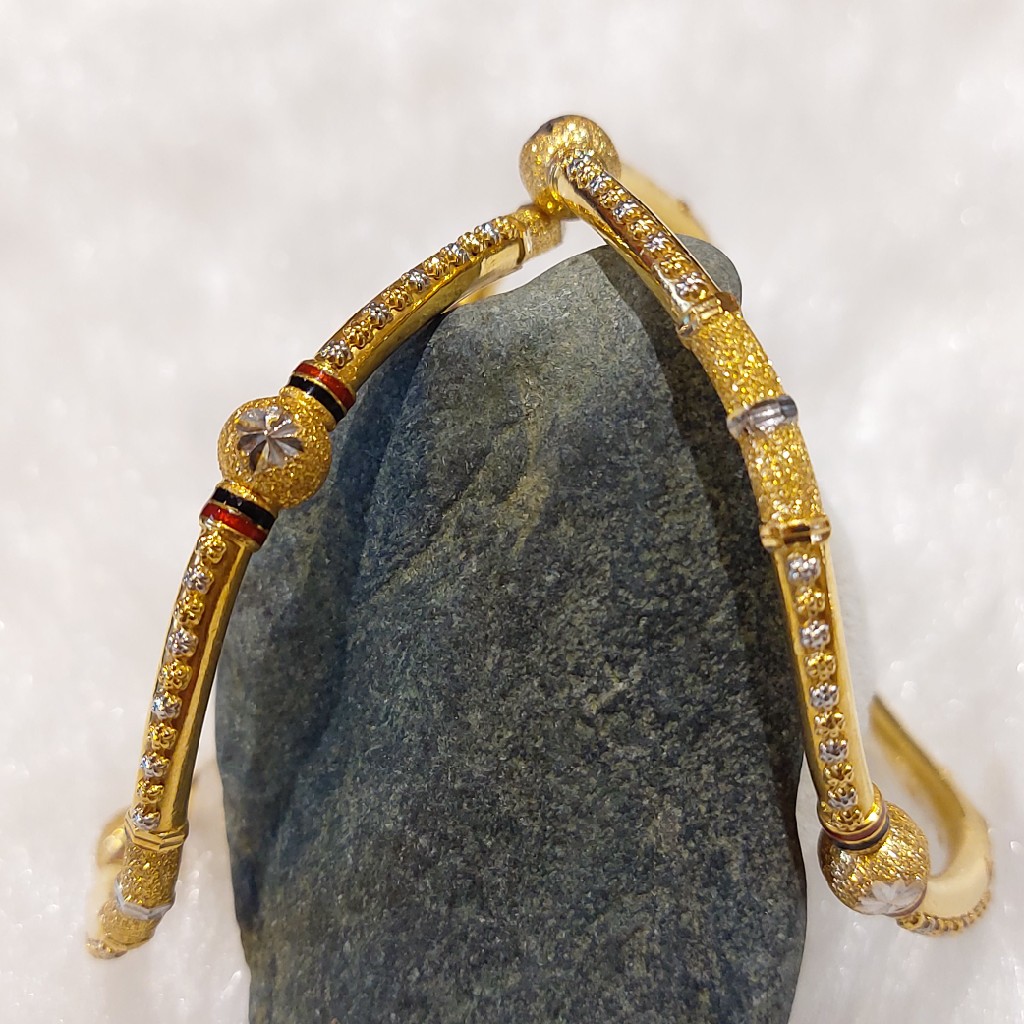 22K Gold Variya Kadli - Image 4