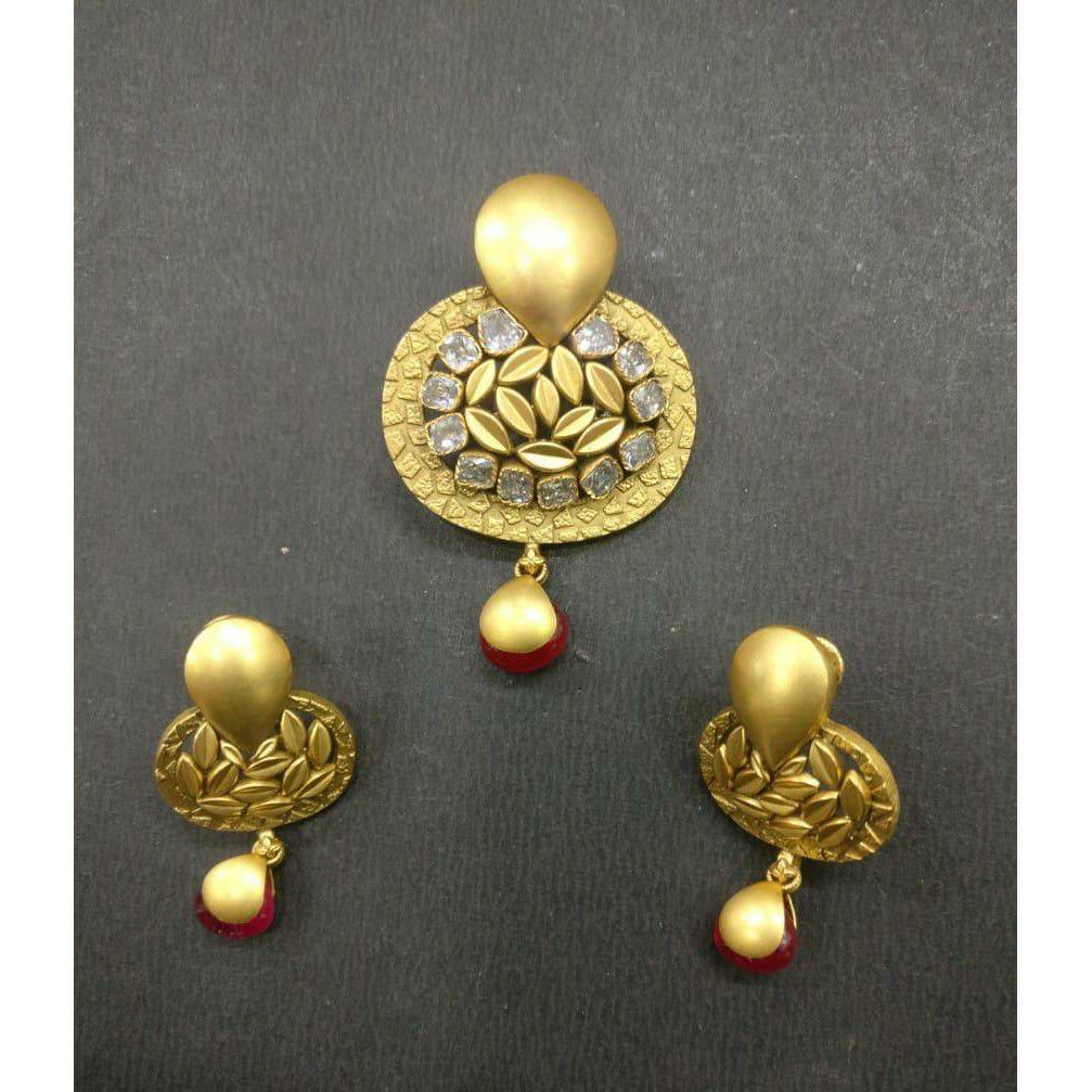 916 gold pendant set
