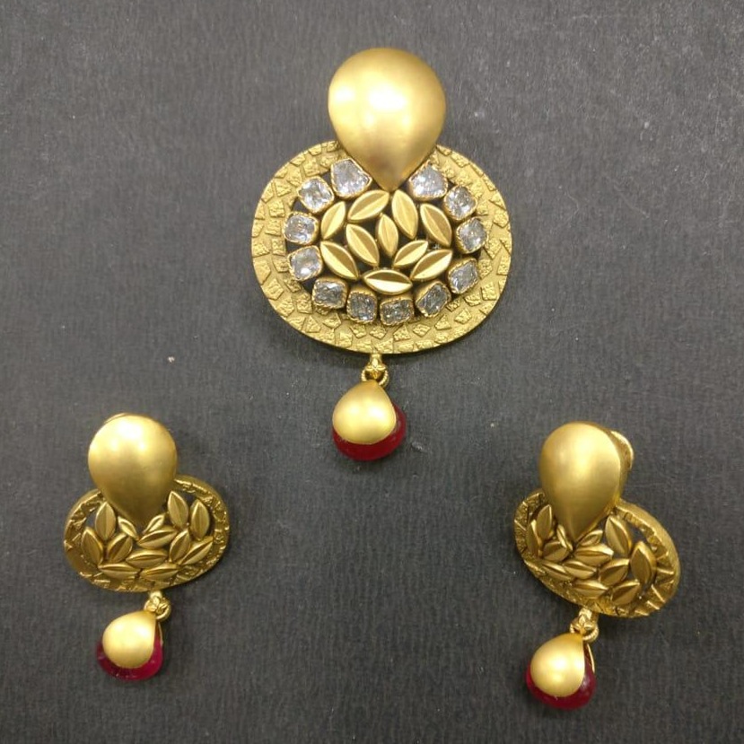 916 Gold Designer Pendant Set BJ-PS001