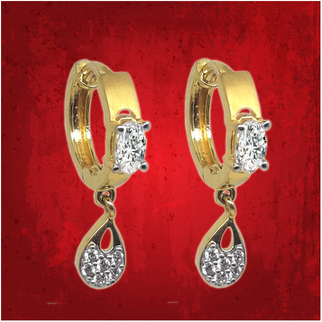 gold butti with aD