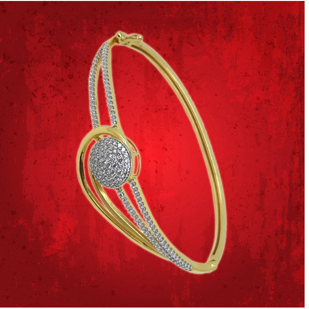 Ladies Kada With AD