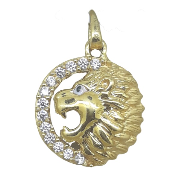 PANDANT WITH LION FACE
