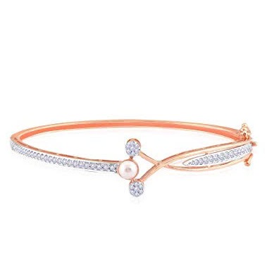 18kt rose gold and diamond designer bracelet for women jkb026