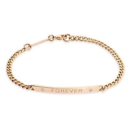 18kt rose gold forever chain bracelet for women jkb038