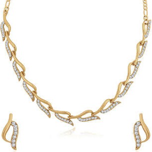 22kt, 916 Hall-Marked, Yellow Gold rare mismatch design Necklace For Women Jkn023
