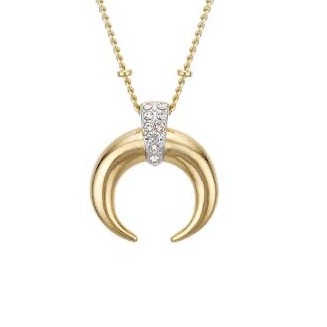 18kt, Rose gold horseshoe Like Design Pendant Jkp0159.