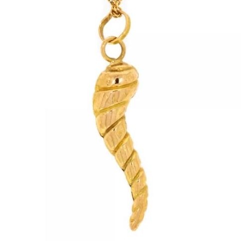 22kt, 916 Hm, Yellow Gold elephant trunk Pendant Jkp169.