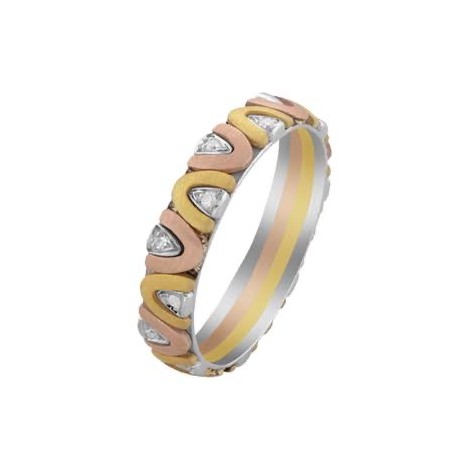 ROSE AND YELLOW GOLD RING