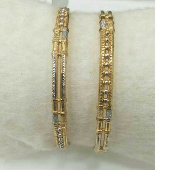 Gold Trendy Ladies Copper Bangles