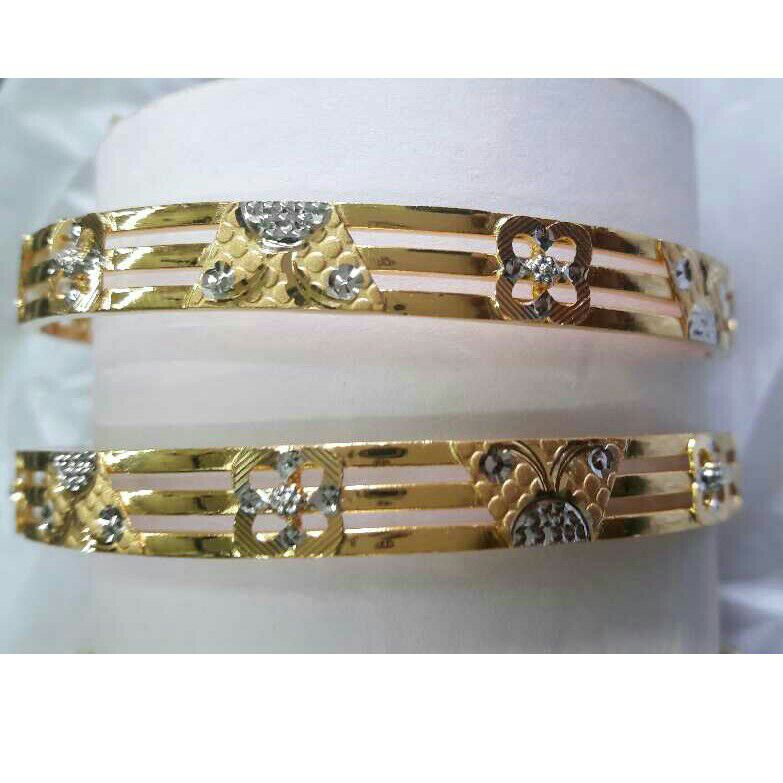 916 Gold Modern Copper Bangles