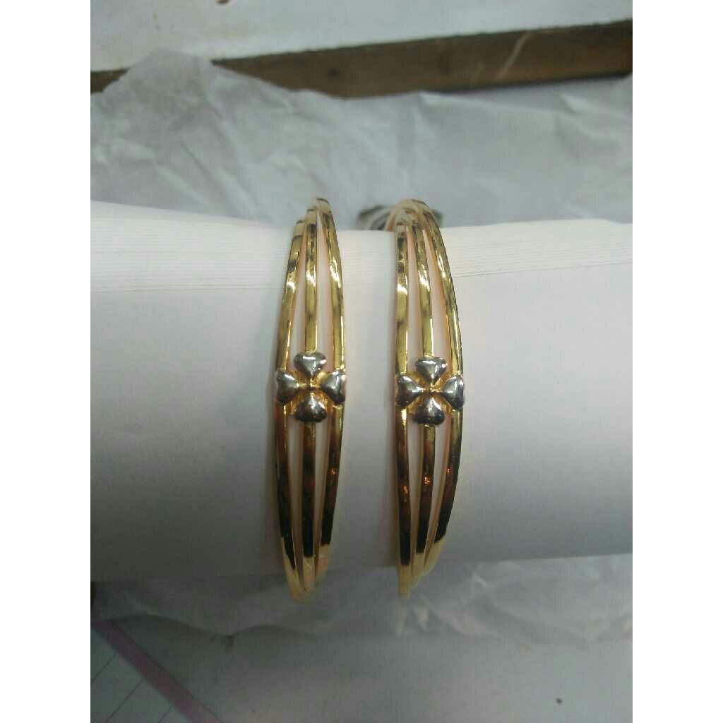916 Gold Classic Ladies Bangles