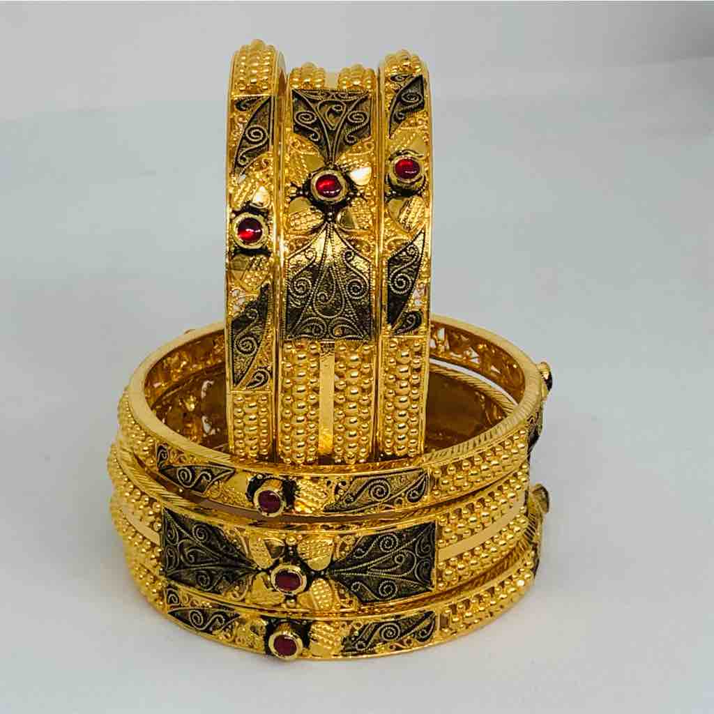 22kt 916 exclusive antique bangle - Image 2