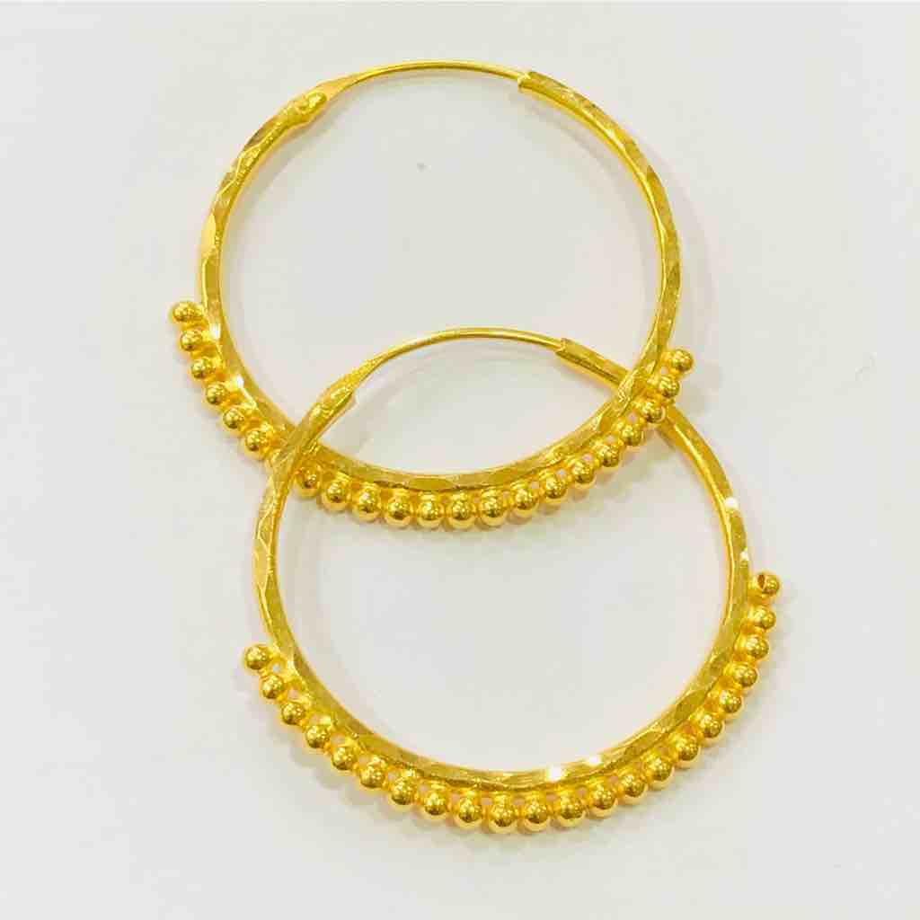 18kt fancy kadi(Earrings)