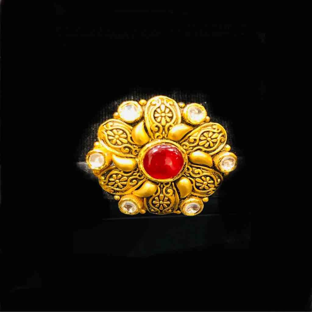 916 exclusive antique jadtar ladies ring