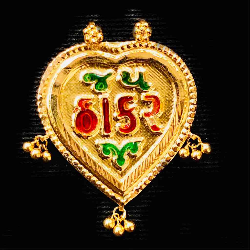 22KT Gold Jay Thakkar Religious Pendant