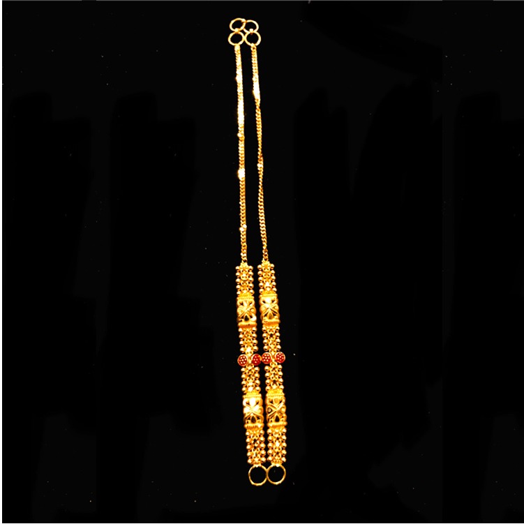 916 Gold Designer Earchain