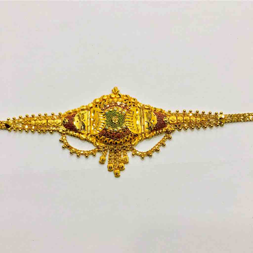 916 Gold Traditional Ladies Bajubandh