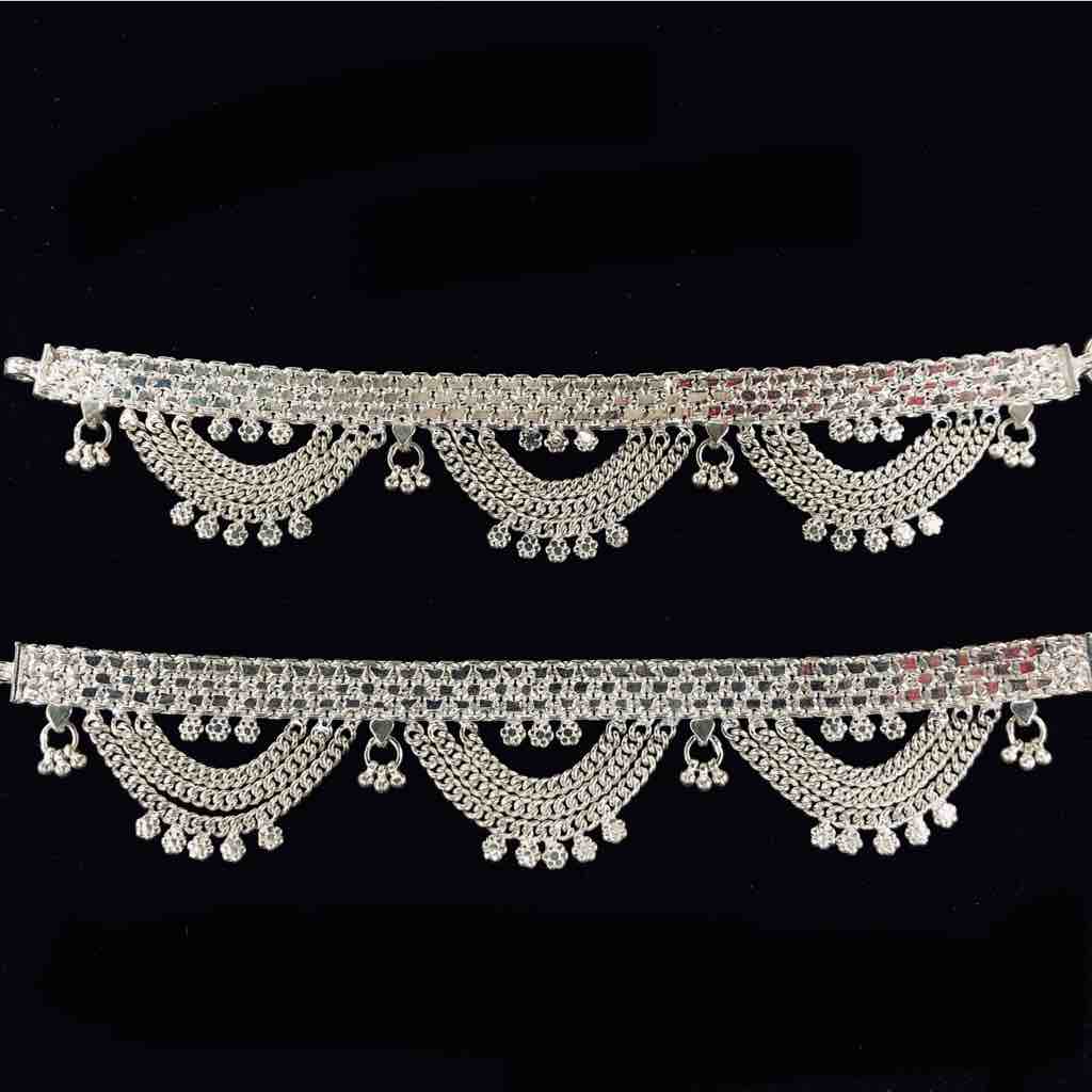 750 Silver Jasti exclusive fancy zulla payal