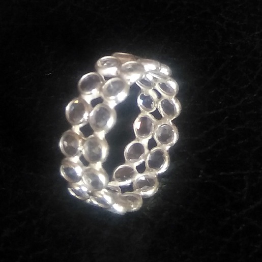 Silver Plain Ladies Ring