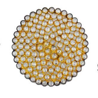 Silver Studded Cocktail Ring - Image 2