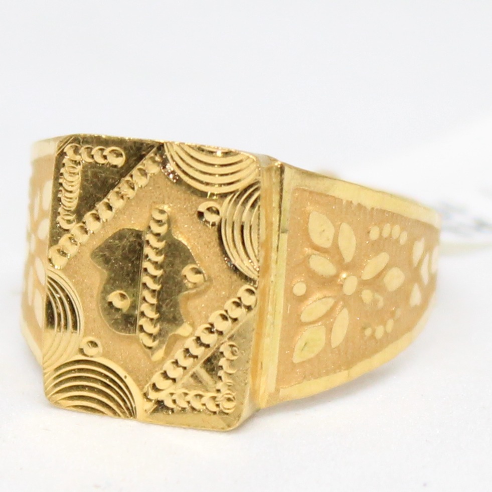 ring 916 hallmarl gold -6741