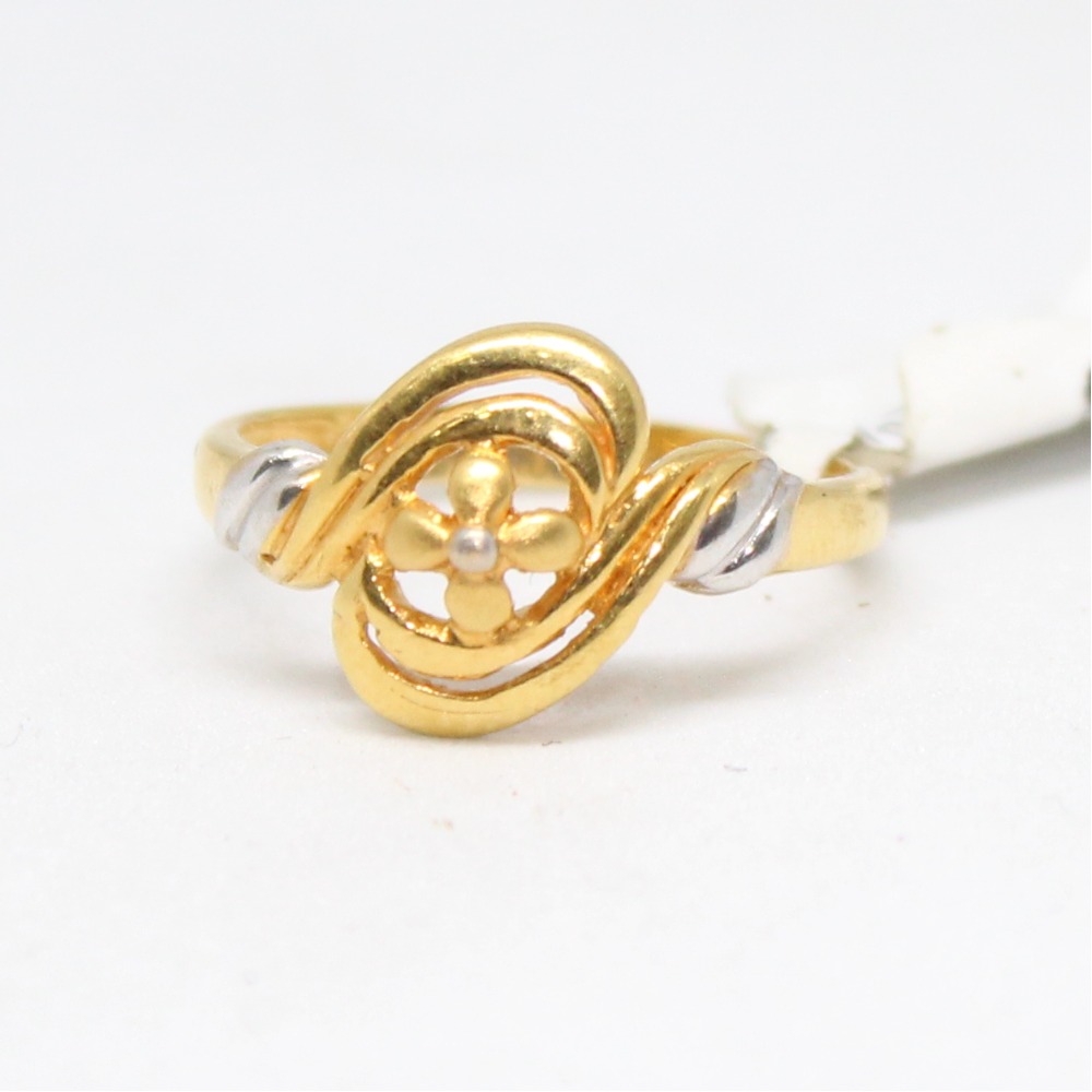 ring 916 hallmark gold rodium-6776