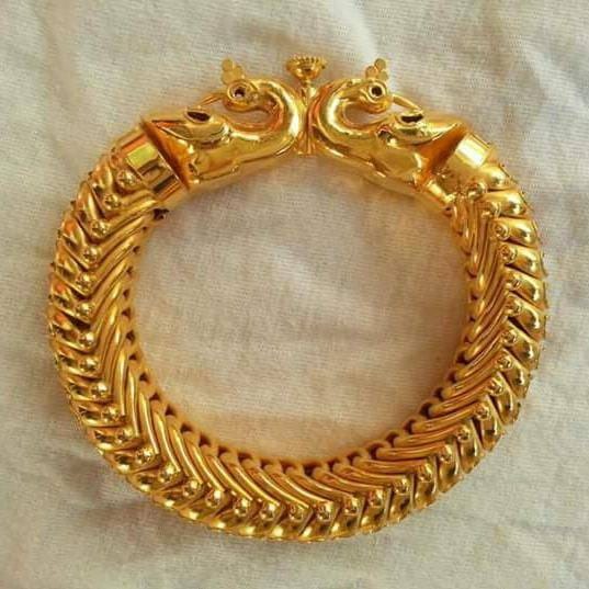 916 Gold Traditional Kada GC-B01