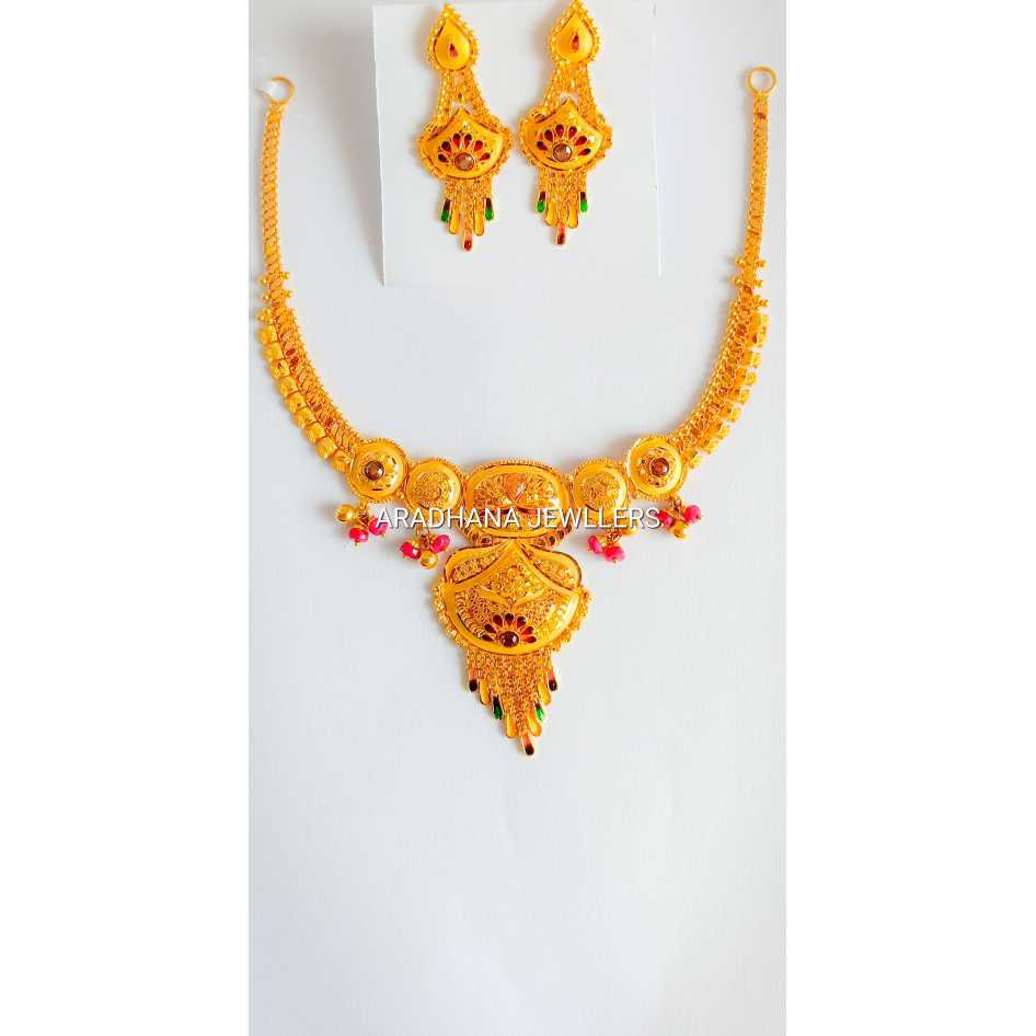 916 Gold Moti Set
