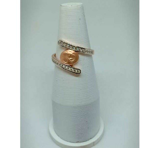 18KT Rose Gold Om Ladies Ring