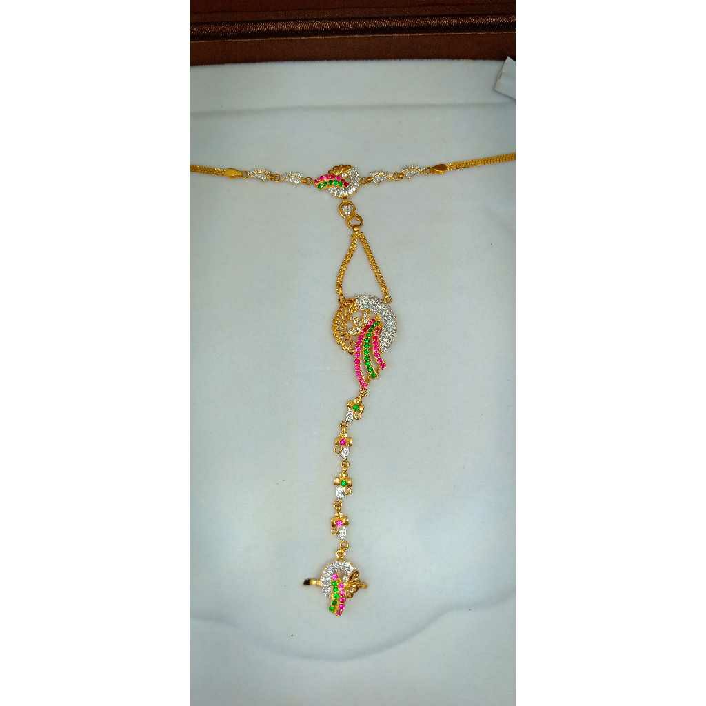 22KT Gold Colored Stone Hath Pan(Panjo)