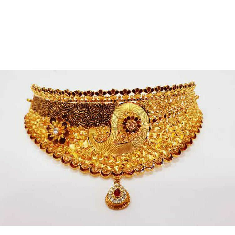 916 Gold Traditional Chokar Set