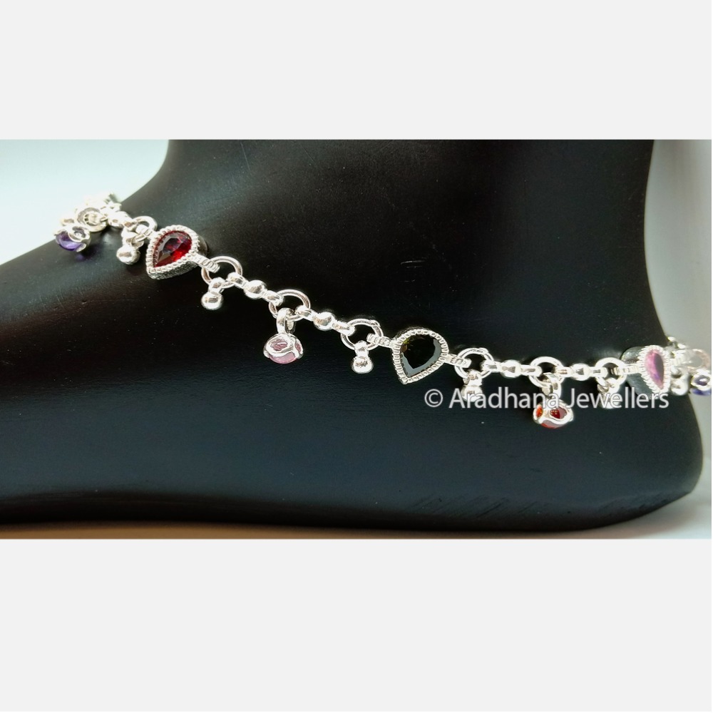 Classic Silver Ladies Payal