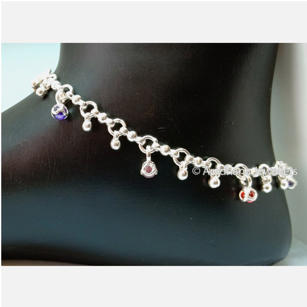 Silver Antique Ladies Payal