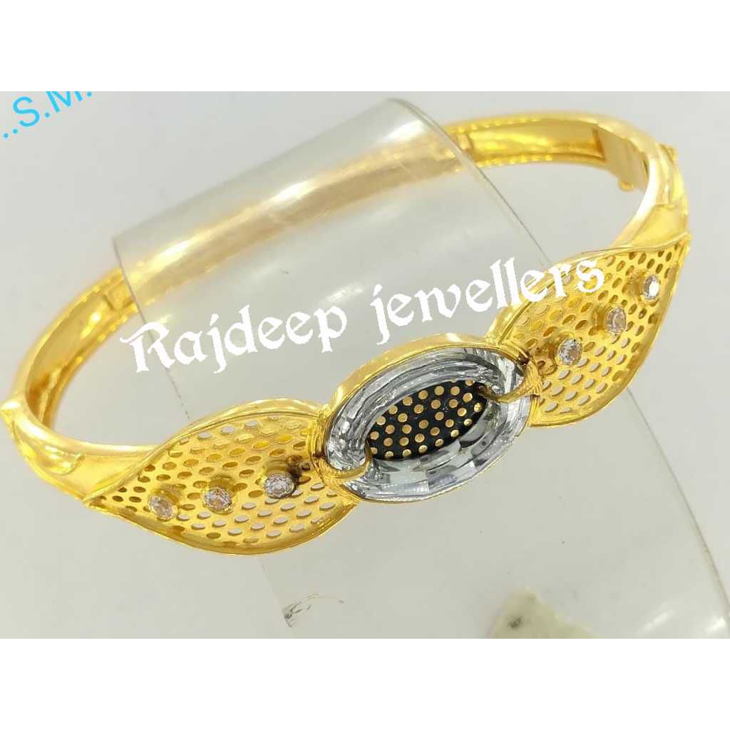 916 Gold Traditional Solid Bracelet