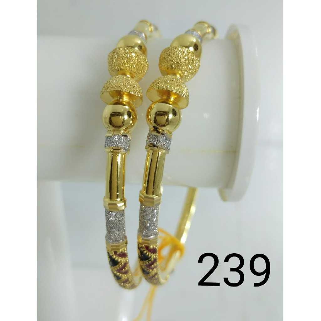 Gold 916  Fancy Copper Kadli