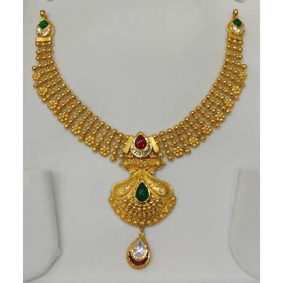 916 Kundan Jadtar Necklace
