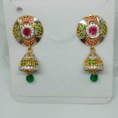 916 Gold Rajwadi Style Earring