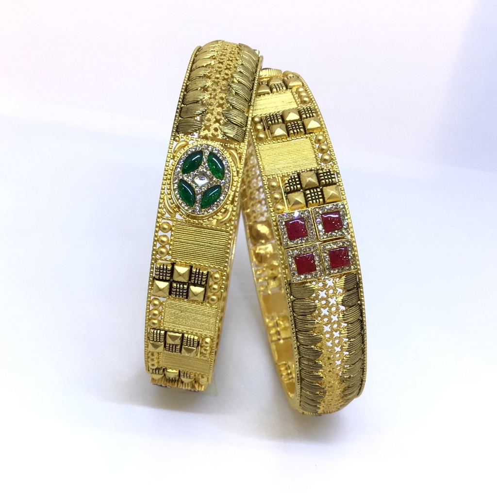 22K Gold Antique Kada