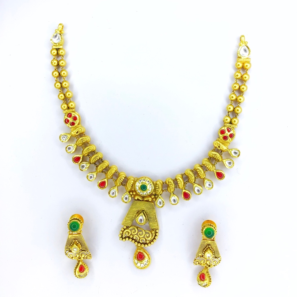 FANCY ANTIQUE GOLD SET FOR LADIES