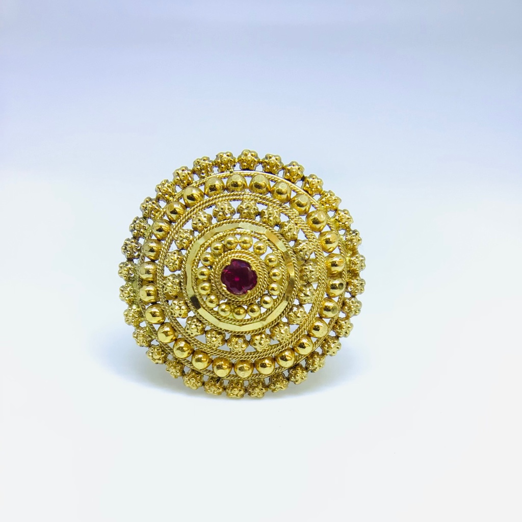 DESIGNING FANCY GOLD RING FOR LADIES