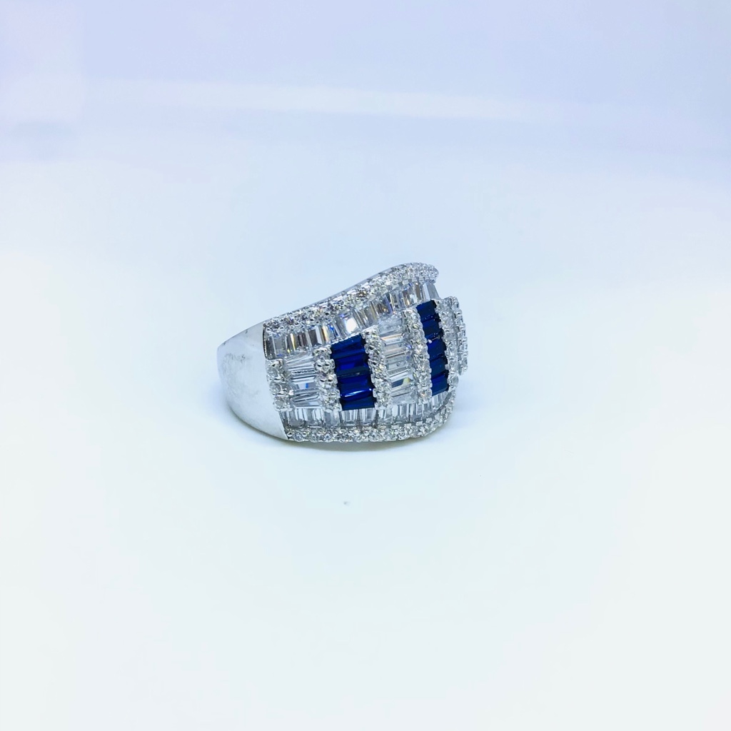 925 FANCY STERLING SILVER RING - Image 2
