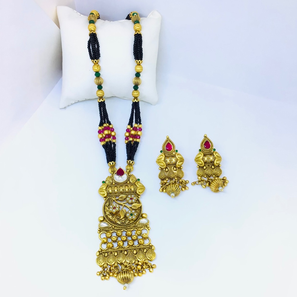 DESIGNING FANCY GOLD ANTIQUE MANGALSUTRA - Image 2