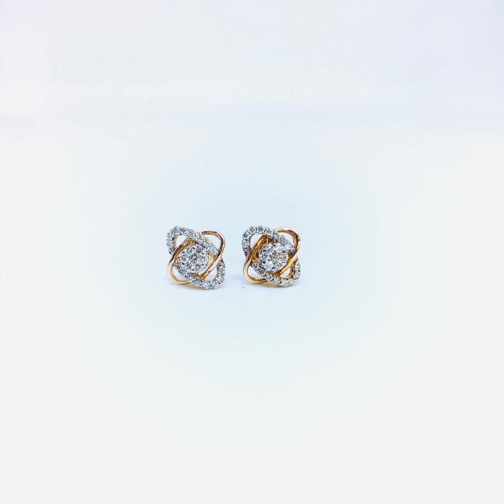 DESIGNING FANCY REAL DIAMOND EARRINGS