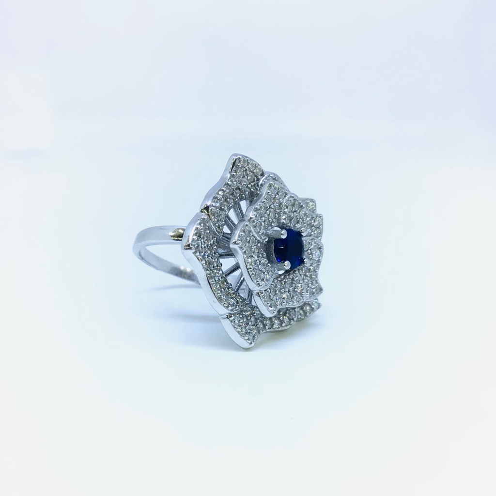 FANCY STERLING SILVER LADIES RING - Image 2