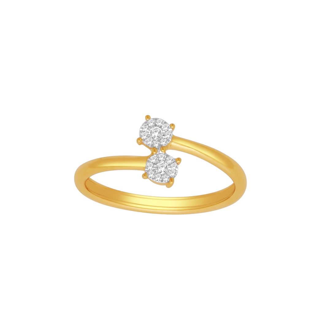 Fancy real diamond ladies ring