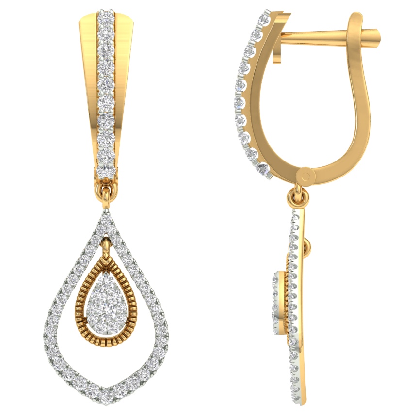 Real diamond fancy bali