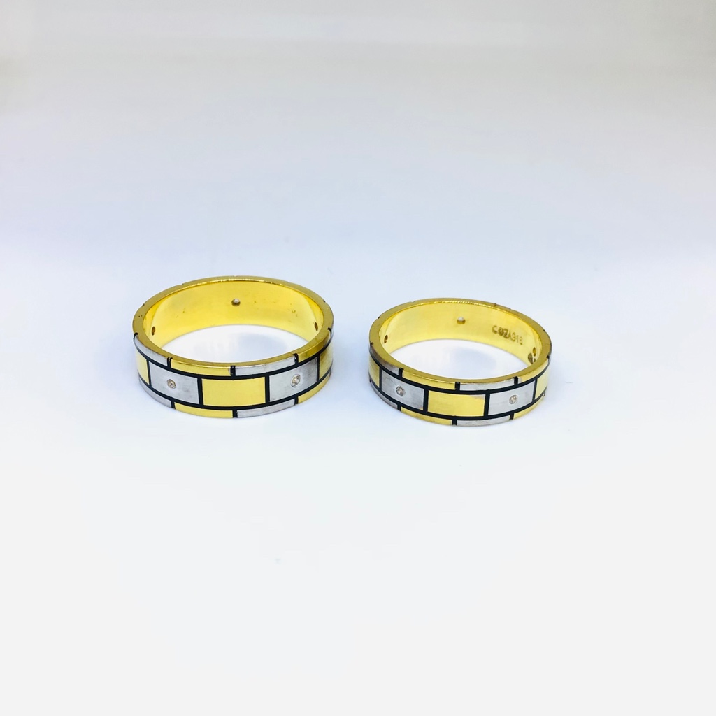 Fancy gold couple bands - Image 2